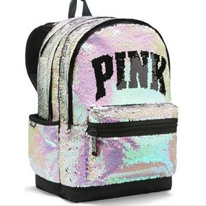 VS PINK sequin backpack